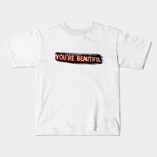 You're beautiful Neon Sign Design Kids T-Shirt